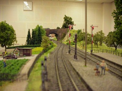 Bahnhof Rodgau, Blick zur Westausfahrt