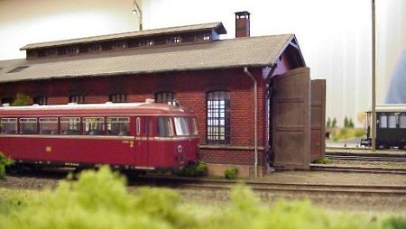 Bahnhof Rodgau, VT 95 am Schuppen