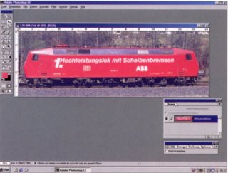 Das Foto im PC zur weiteren Bearbeitung